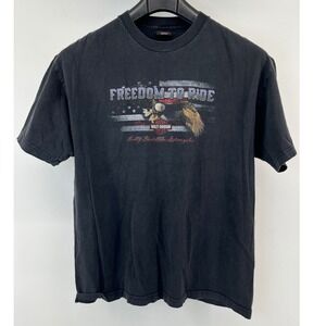 Harley-Davidson T-Shirt Mens XL Black Freedom To Ride Gettysburg PA Graphic Tee